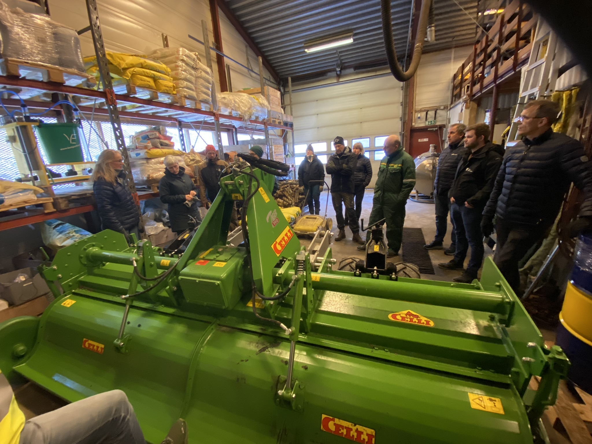 Agricultural secondary schools are very committed to the project. Here, the project group is visiting the farming school at Val (Photo: Sissel Hansen)
