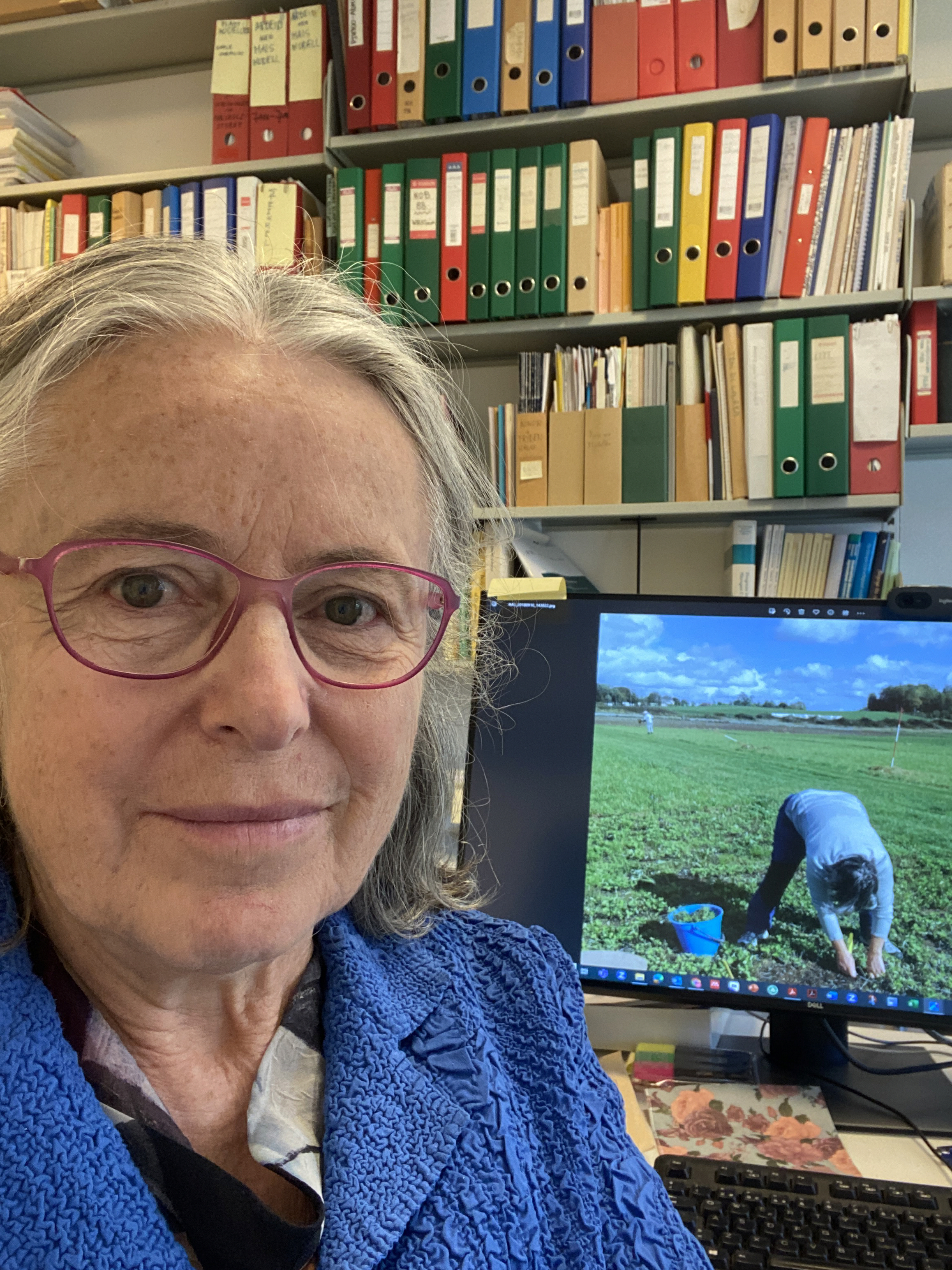 Marina Azzaroli Bleken er førsteamanuensis ved seksjon for jord og vannfag ved Fakultet for miljøvitenskap og naturforvaltning på NMBU. Hun er spesialist på nitrogensyklusen som danner lystgass fra planterester, og har vært viktig i gjennomføringen av feltforsøkene i prosjektet. (Foto: Privat)