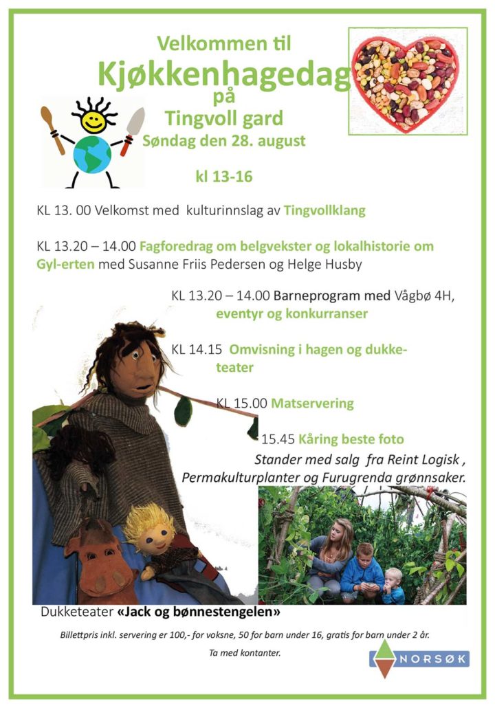 Kjøkkenhagedag 2016 August 2016 Kjøkkenhagedag 2016 August 2016