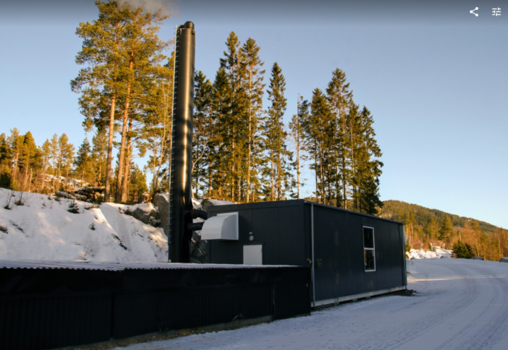 Flisfyring Flisfyring kan være et godt supplement til biogass. (Foto: Maria Berg Hestad)