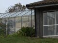 Organic greenhouse production under conversion.