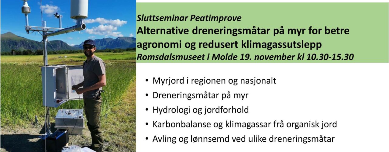 Seminar Peatimprove heading Seminar Peatimprove heading