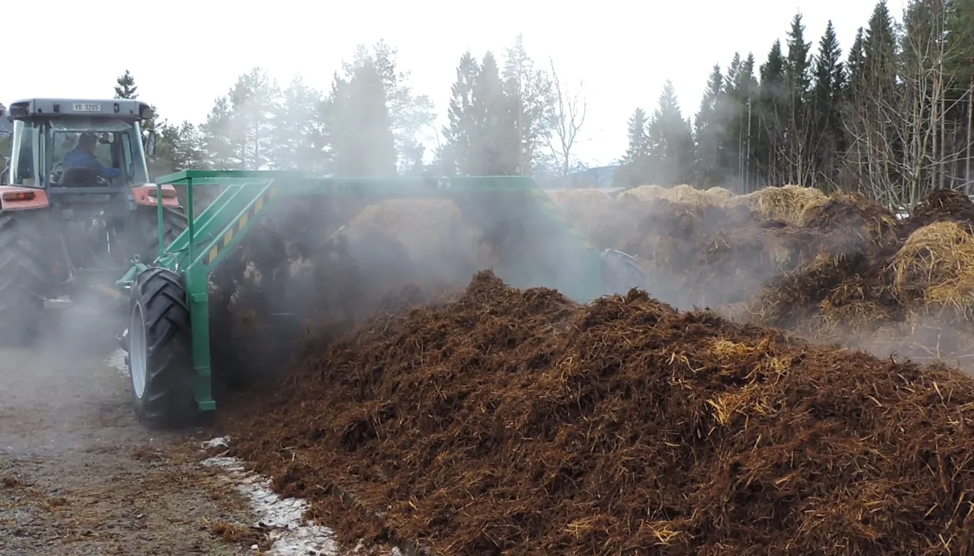 Kompostvender i aksjon (Foto: Kirsty McKinnon)