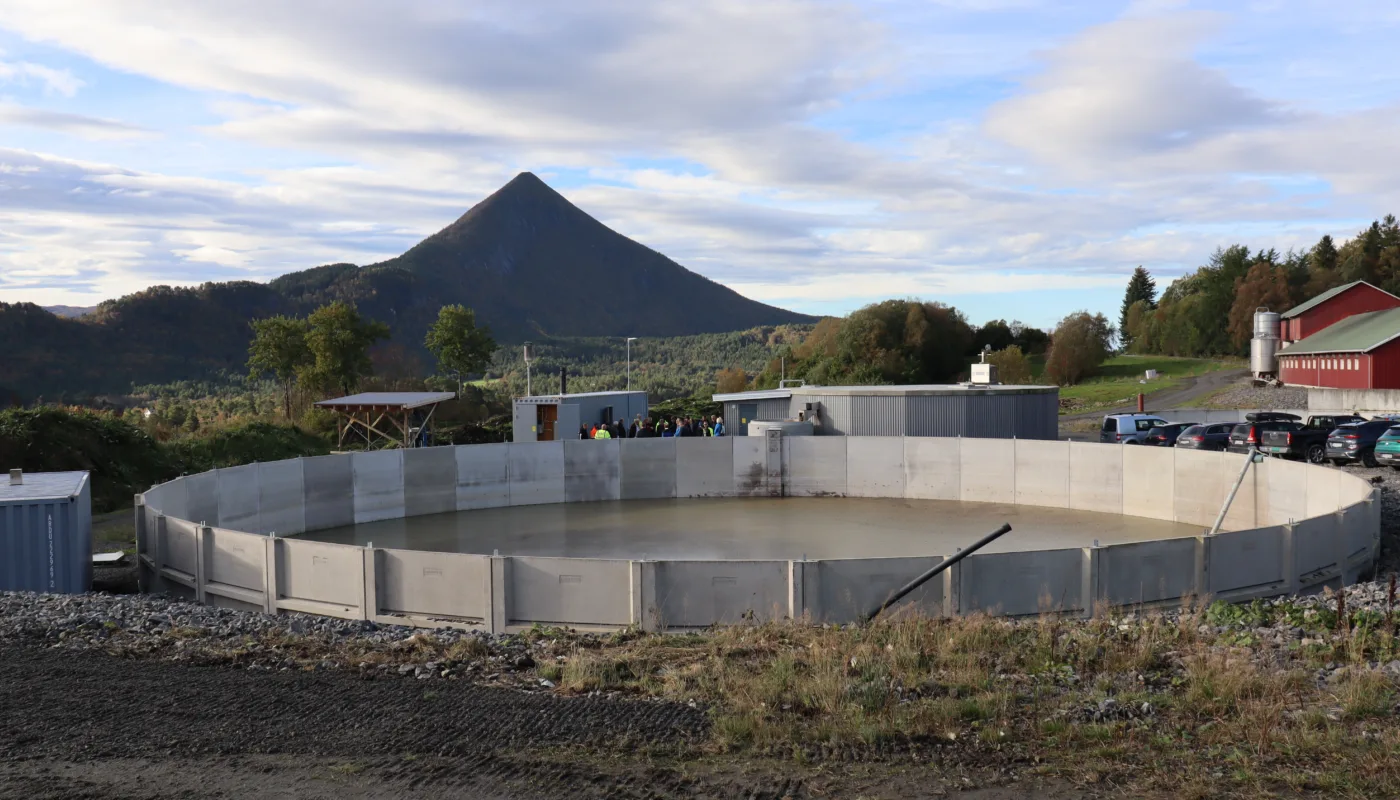 Biogassanlegg Inge Hoemsnes (Photo: Vegard Botterli)