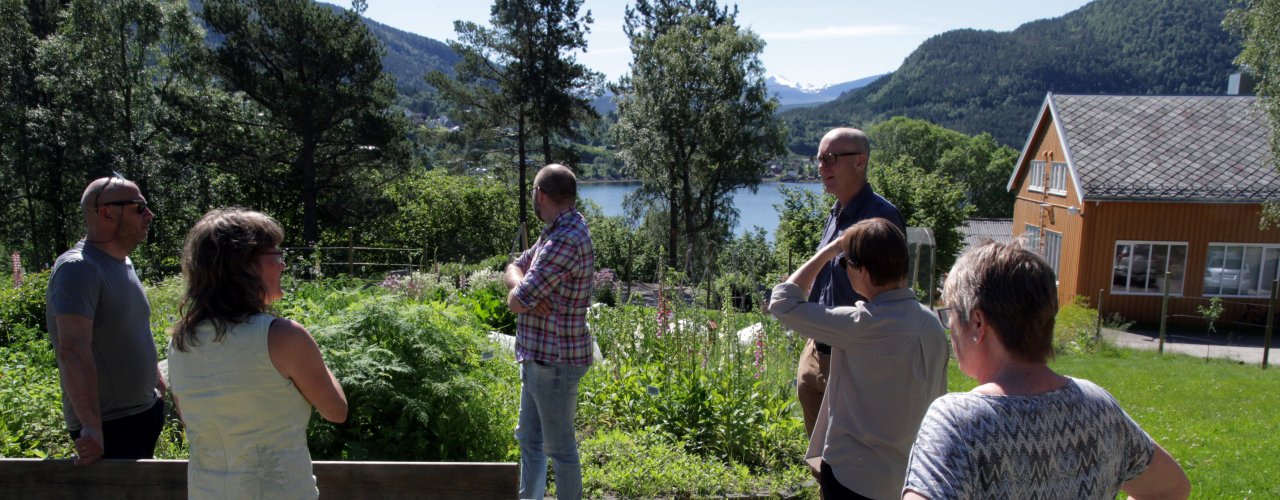 Rff Det Regionale forskningsfond i Midt-Norge var på besøk hos NORSØK og NIBIO på Tingvoll