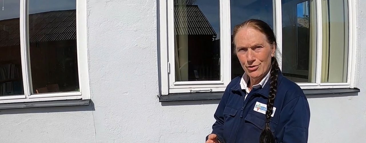 Kirsty Vekstforsøk Kirsty Mckinnon har stått for forsøkene utført av NORSØK (Foto: Vegard Botterli )